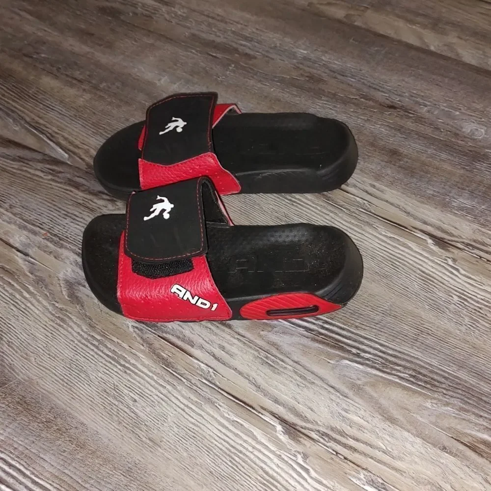 And1 Sildes flip flops  adjustable  Sz 12